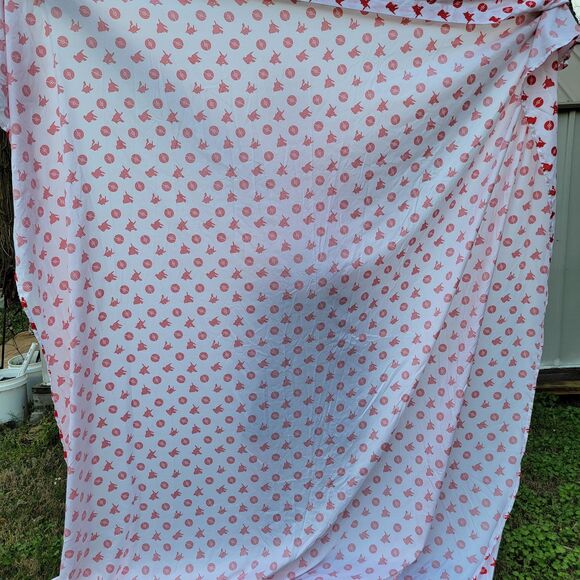 Pokemon Twin Flat Sheet Red & White Pikachu - Picture 3 of 3